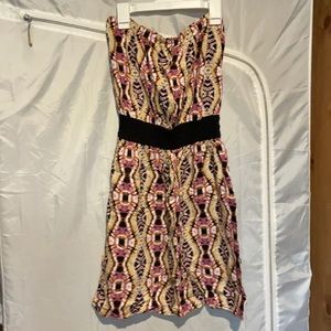 Aqua Strapless Dress